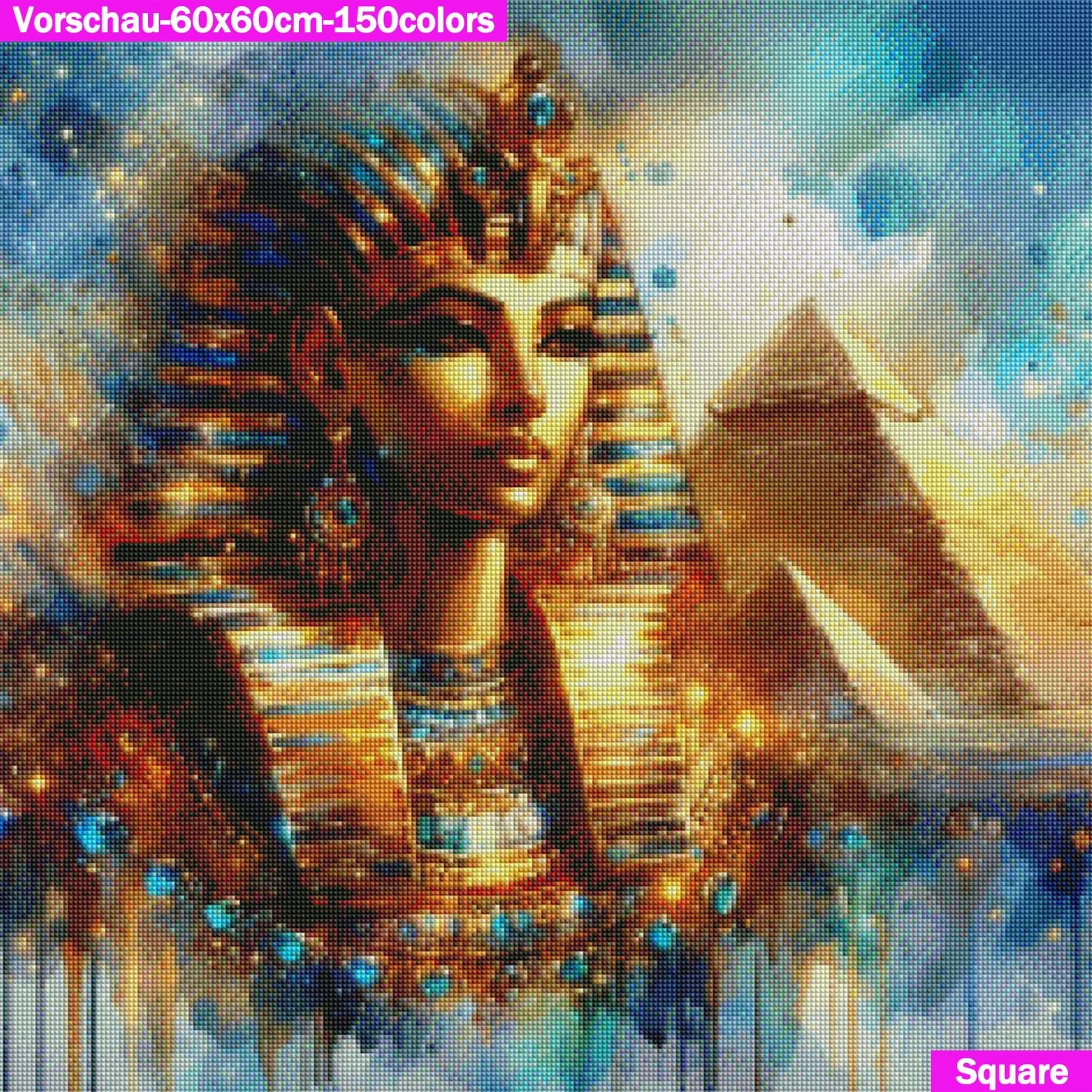 VORBESTELLUNG Diamond Painting ECKIG JXA-006 - ägyptische Queen Aliya
