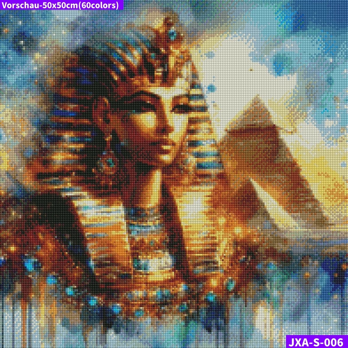 VORBESTELLUNG Diamond Painting ECKIG JXA-006 - ägyptische Queen Aliya