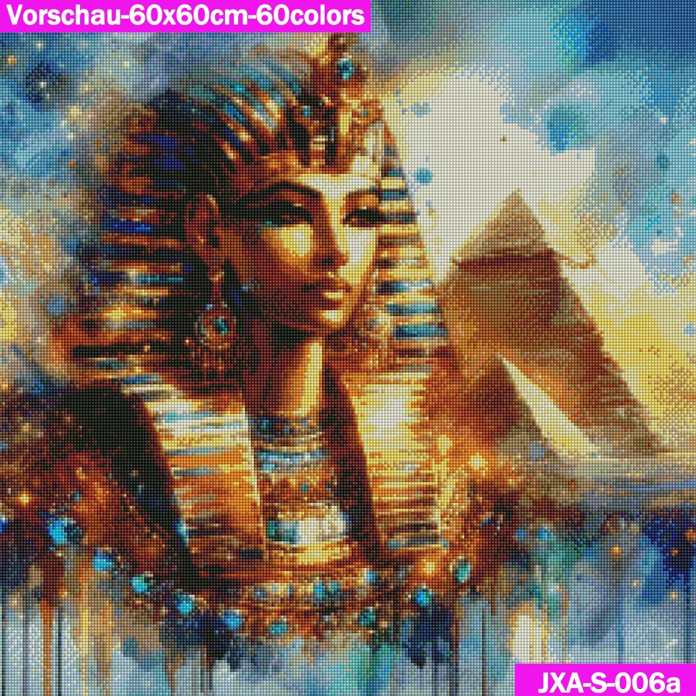 VORBESTELLUNG Diamond Painting ECKIG JXA-006 - ägyptische Queen Aliya