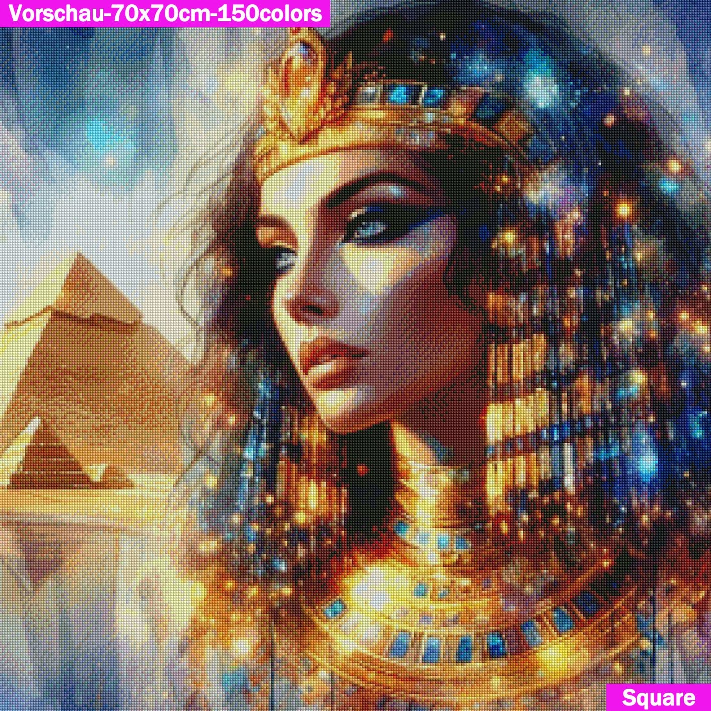 VORBESTELLUNG Diamond Painting ECKIG JXA-007 - ägyptische Queen Amara
