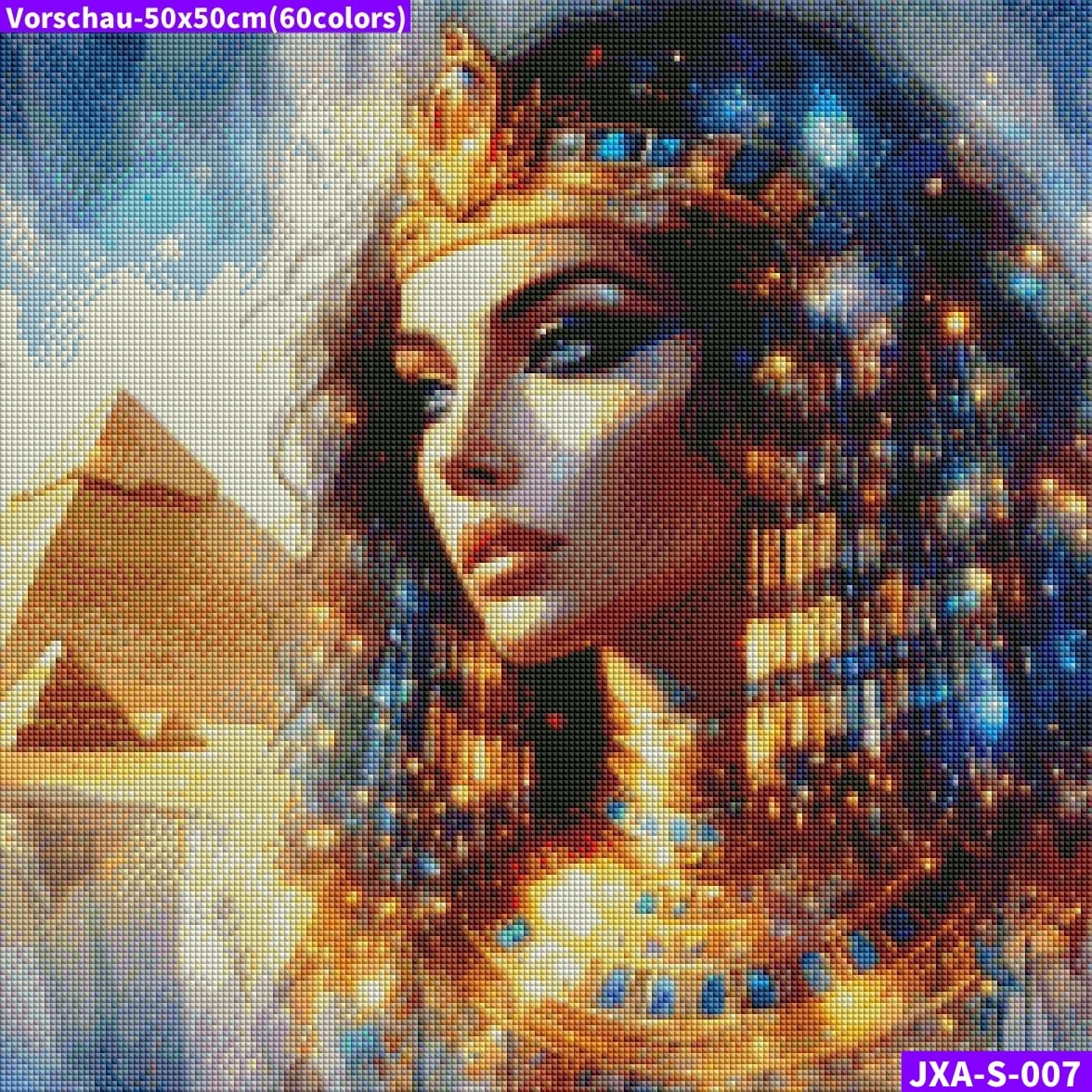 VORBESTELLUNG Diamond Painting ECKIG JXA-007 - ägyptische Queen Amara