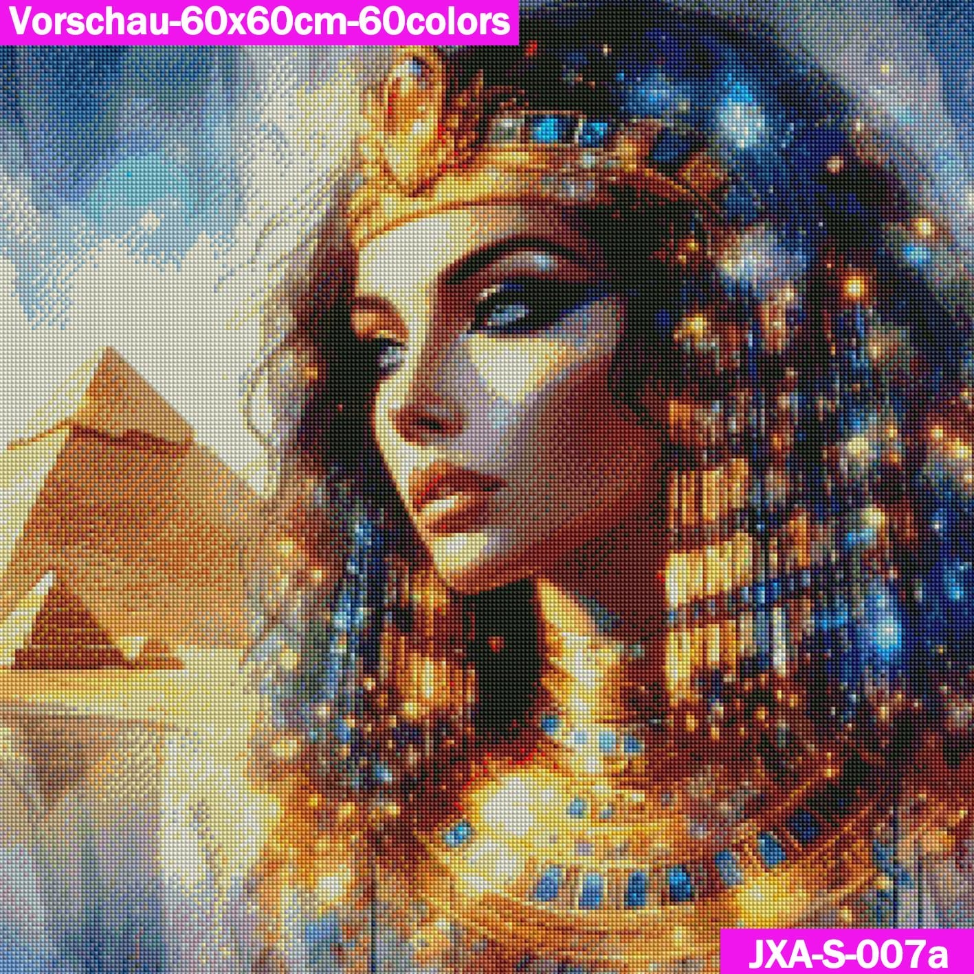 VORBESTELLUNG Diamond Painting ECKIG JXA-007 - ägyptische Queen Amara