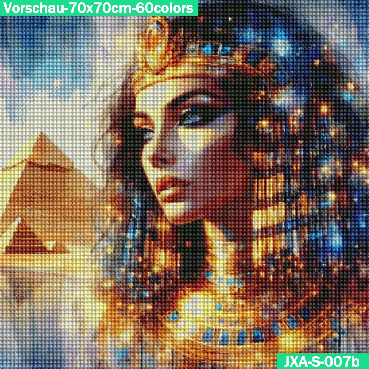 VORBESTELLUNG Diamond Painting ECKIG JXA-007 - ägyptische Queen Amara
