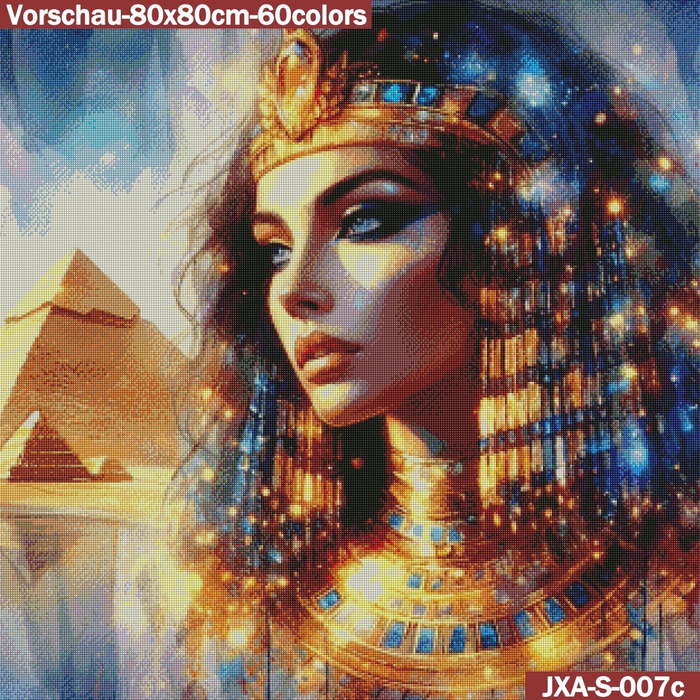 VORBESTELLUNG Diamond Painting ECKIG JXA-007 - ägyptische Queen Amara