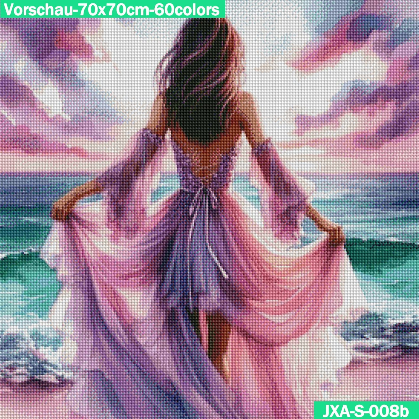 VORBESTELLUNG Diamond Painting ECKIG JXA-008 - Strandschönheit