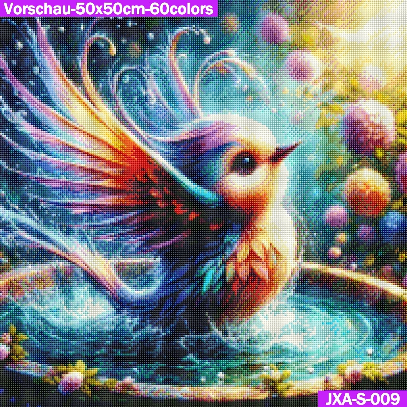VORBESTELLUNG Diamond Painting ECKIG JXA-009 - Vogelspass im Sommer