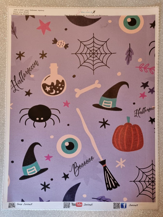 Mystery 2024 Diamond Painting Bild MIT eckigen Steine  - sweet Halloween