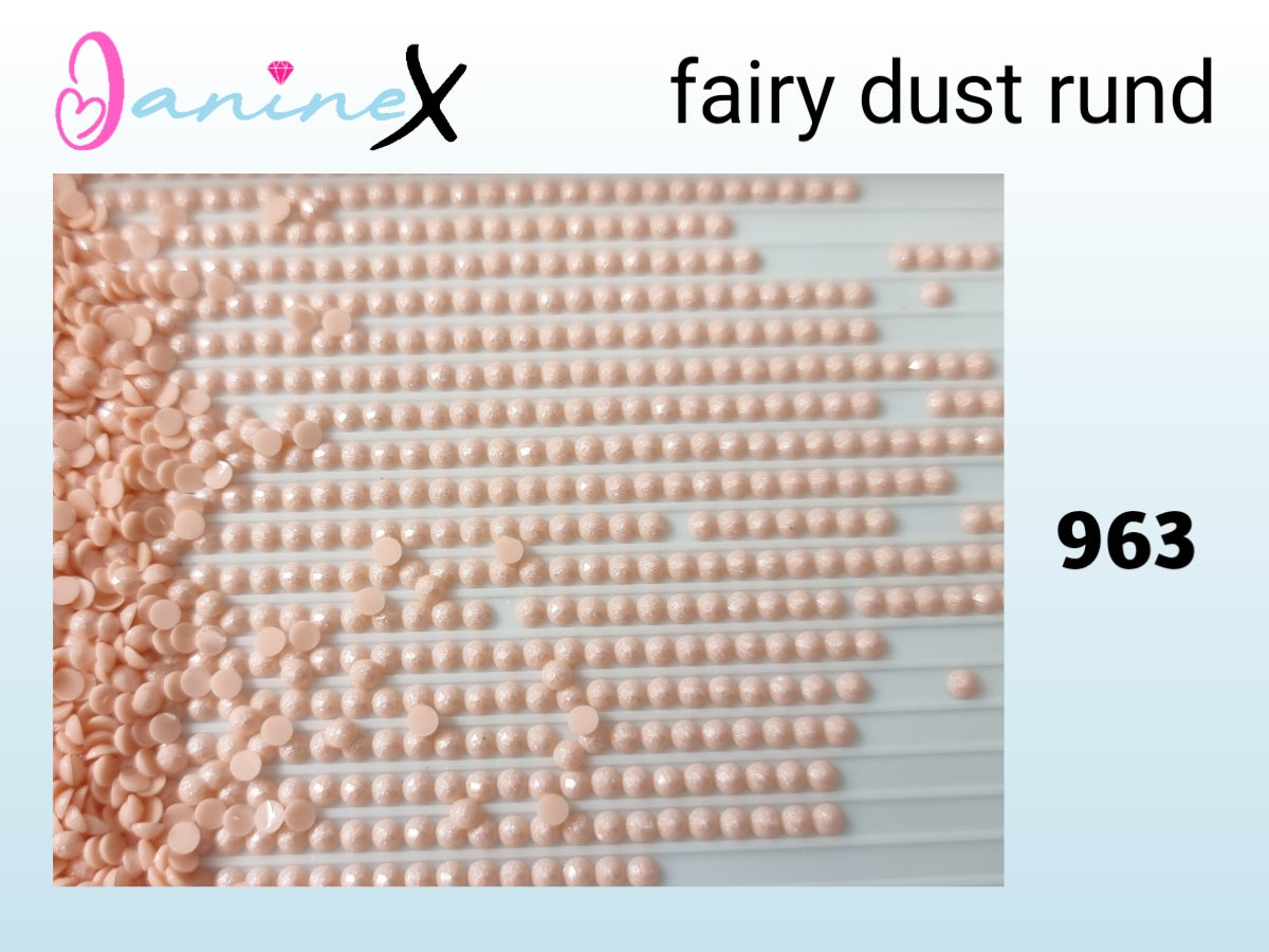 HARZ FairyDust (Schimmersteine) RUND - wähle deine Farbe