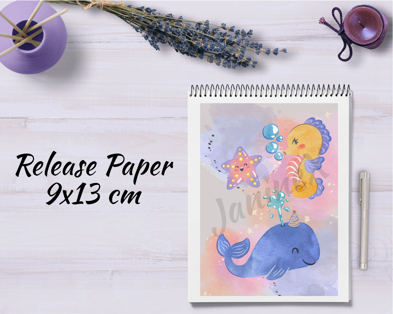 Diamond Painting Motiv Release Paper 9x13 - unter dem Meer