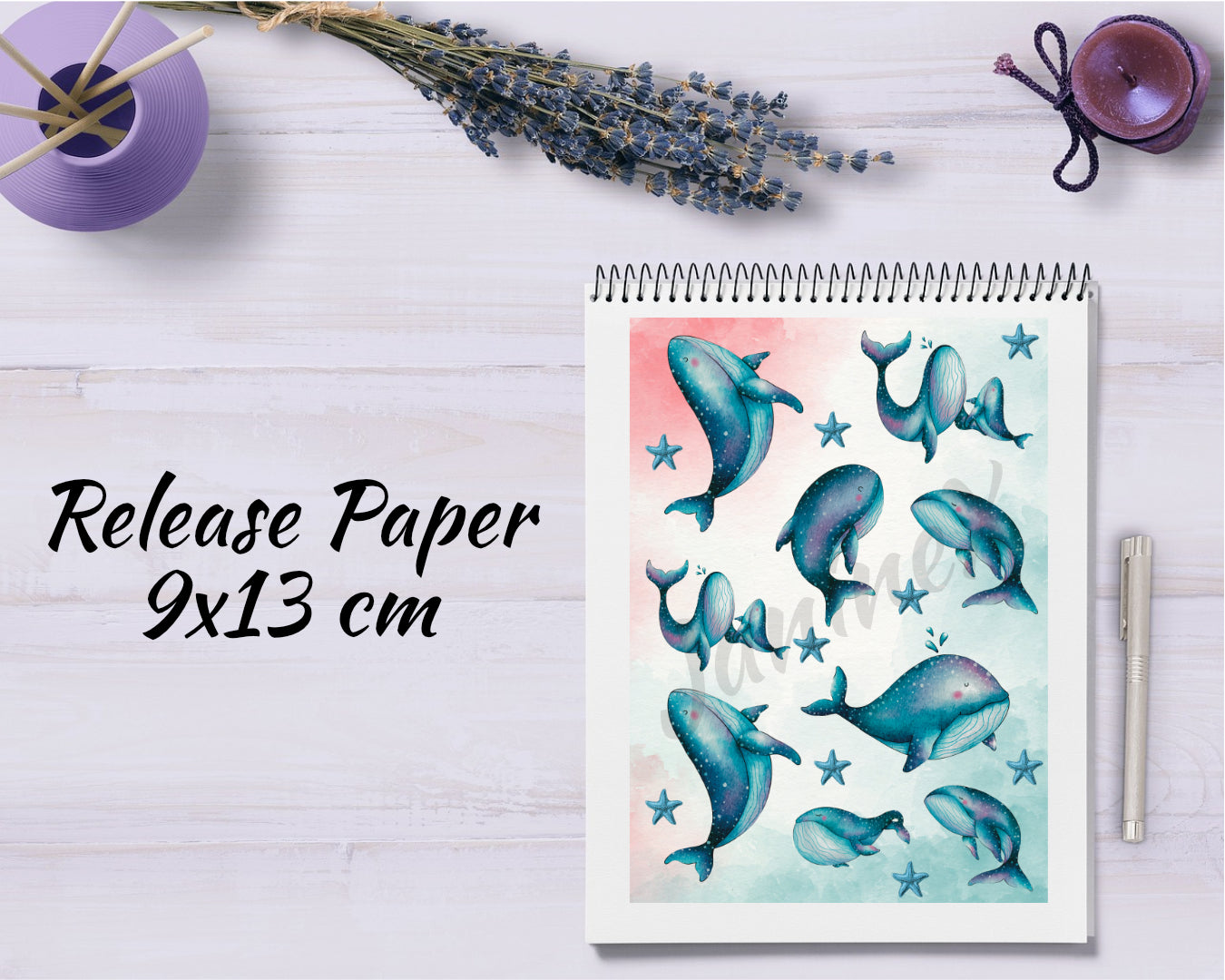 Diamond Painting Motiv Release Paper 9x13 - unter dem Meer