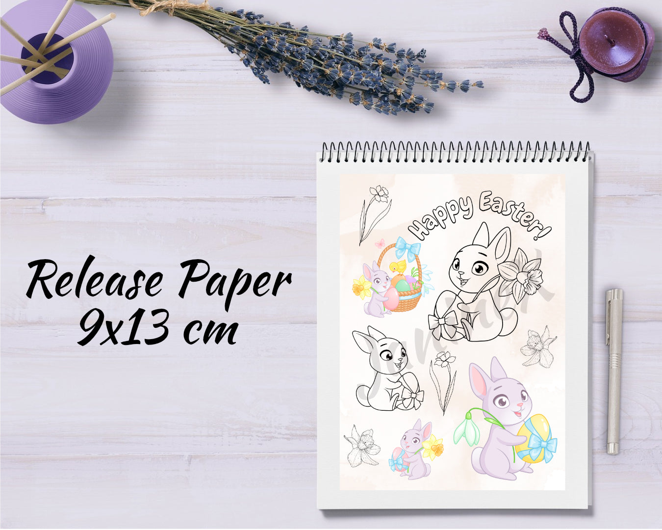 Diamond Painting Motiv Release Paper 9x13 - Ostern