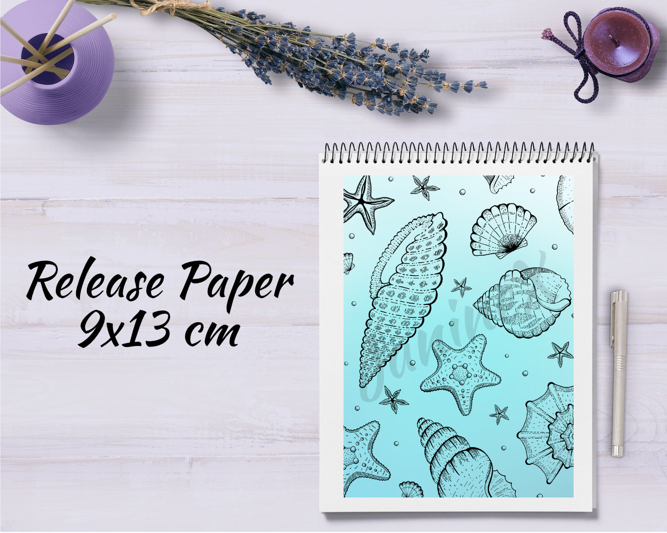 Diamond Painting Motiv Release Paper 9x13 - unter dem Meer