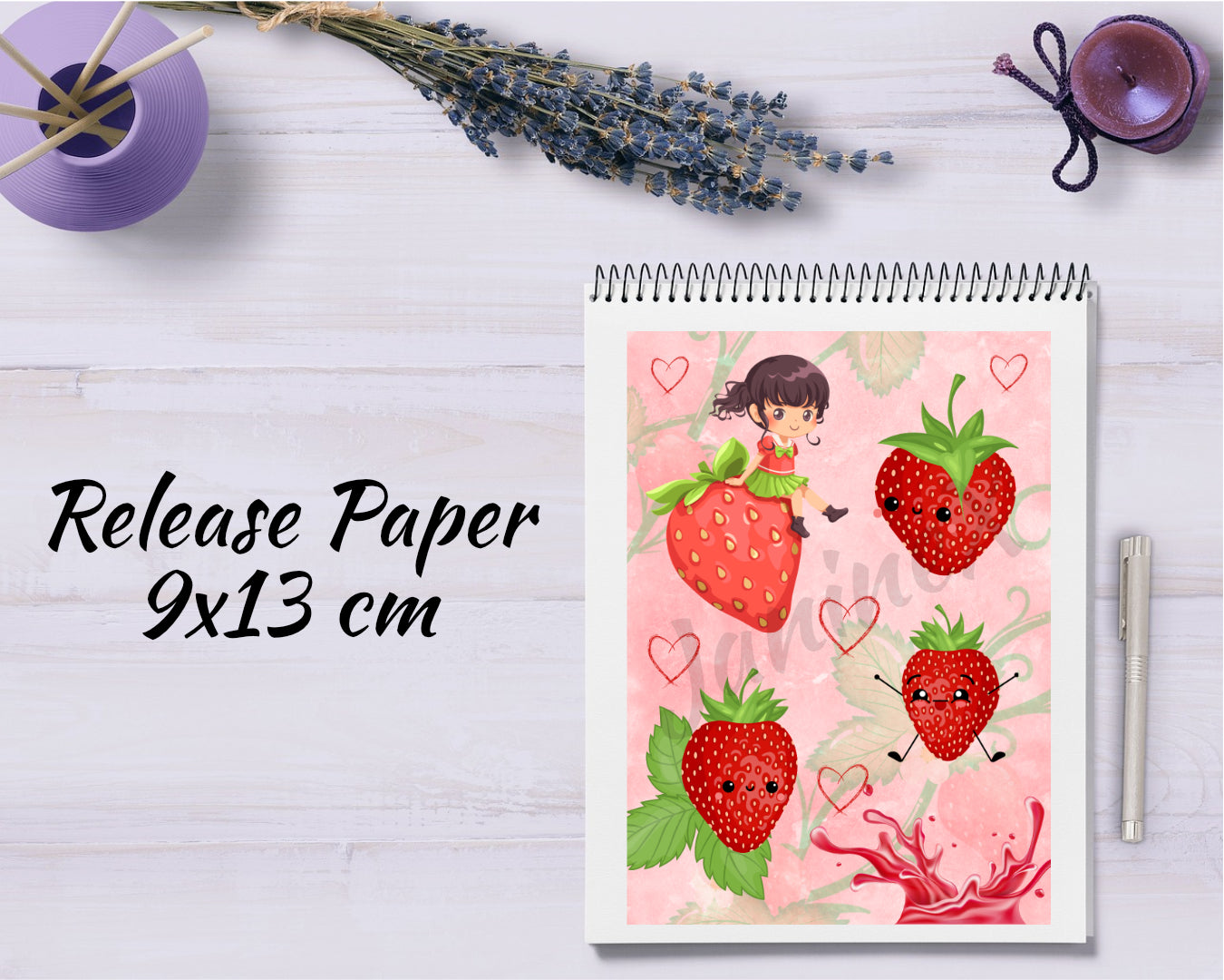 Diamond Painting Motiv Release Paper 9x13 - Pflanzen & Blümchen & Früchte