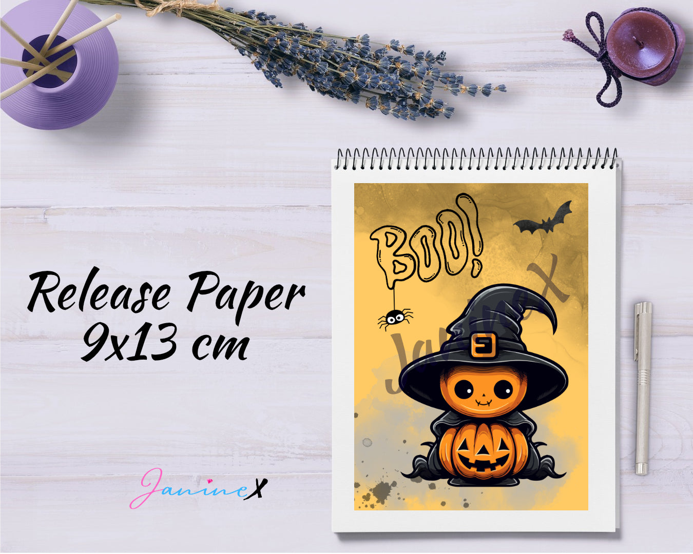 Diamond Painting Motiv Release Paper 9x13 - Halloween