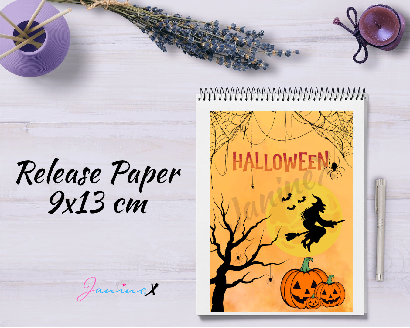 Diamond Painting Motiv Release Paper 9x13 - Halloween