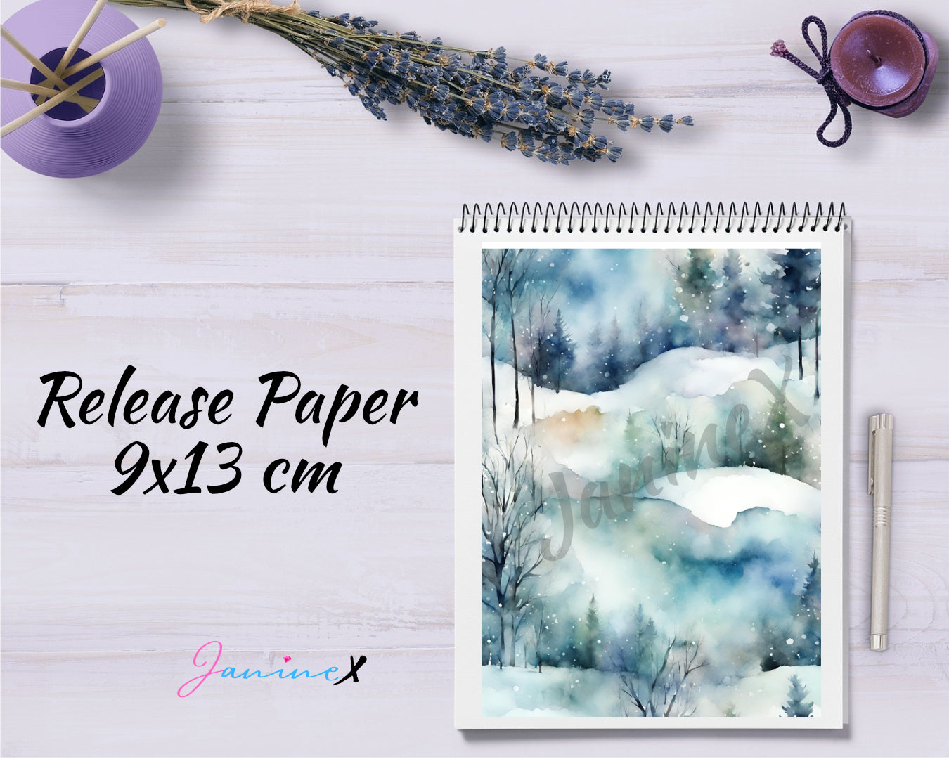 Diamond Painting Motiv Release Paper 9x13 - Winter & Weihnachten
