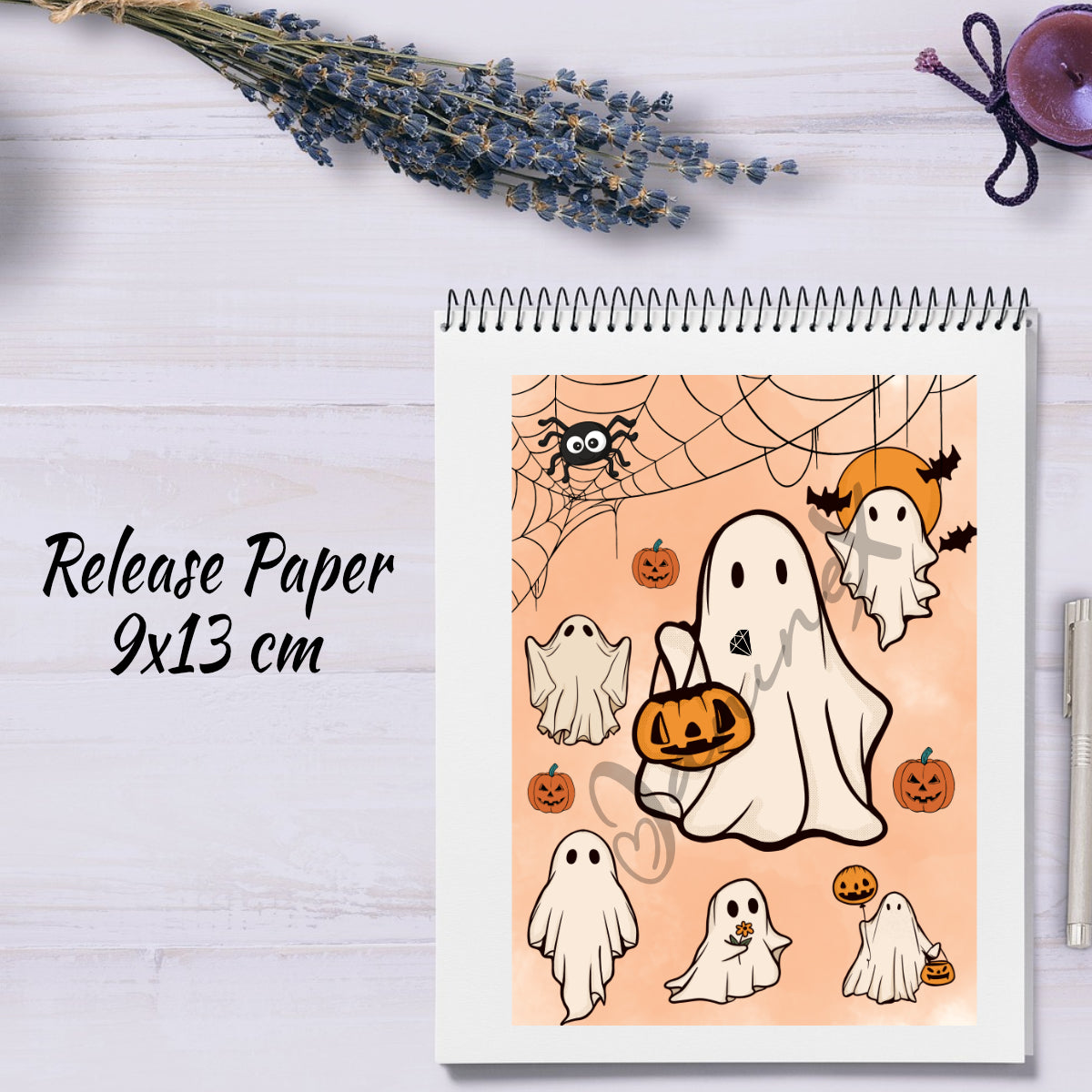 Diamond Painting Motiv Release Paper 9x13 #109 - Halloween Geister