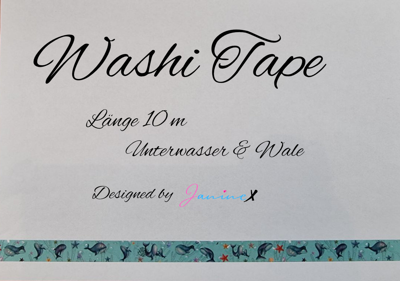 Diamond Painting Washi Tape/Abklebeband 10 m by JanineX - Wale