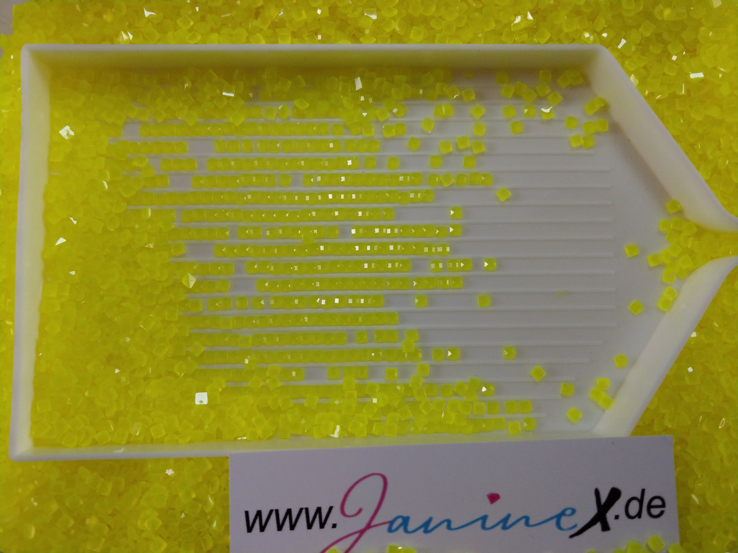 Jelly NEON glow ECKIG - #006 gelb