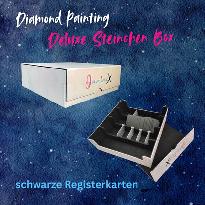 Diamond Painting Deluxe Steinchen Box für Reststeine - wähle deine Variante und Zubehör