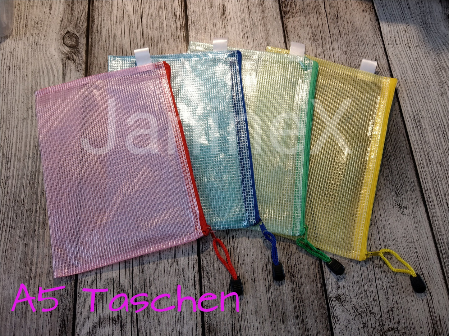 Diamond Painting Projekttasche Meshtasche A5 - Set mit 4 Farben je 1 Stück