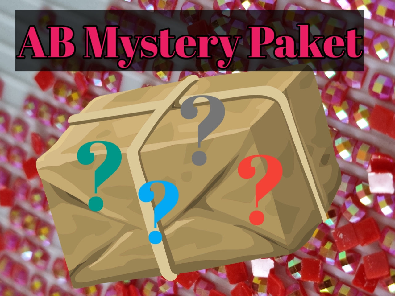 AB Steine eckig - Mystery Paket / Zufalls Paket mit 20 Farben