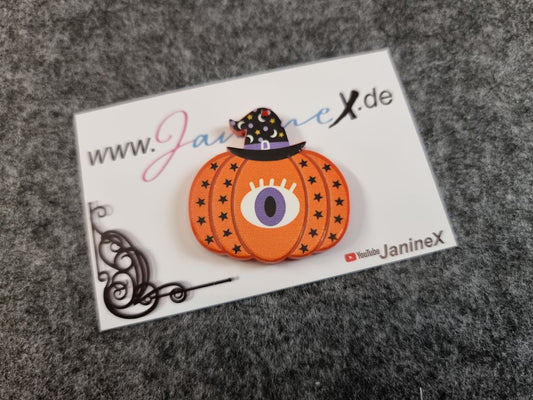 Folienmagnet Halloween #901 - Kürbis mit Auge