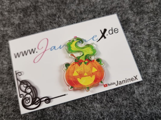 Folienmagnet Halloween #905 - Kürbissuppe