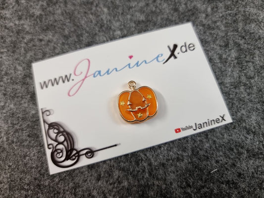 Folienmagnet Halloween #918 - orange Kürbis