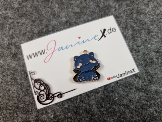 Folienmagnet Halloween #911 - Vampir Katze