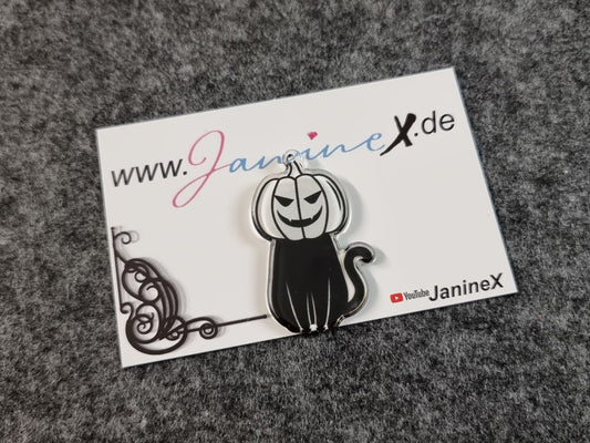 Folienmagnet Halloween #926 - Kürbiskatze