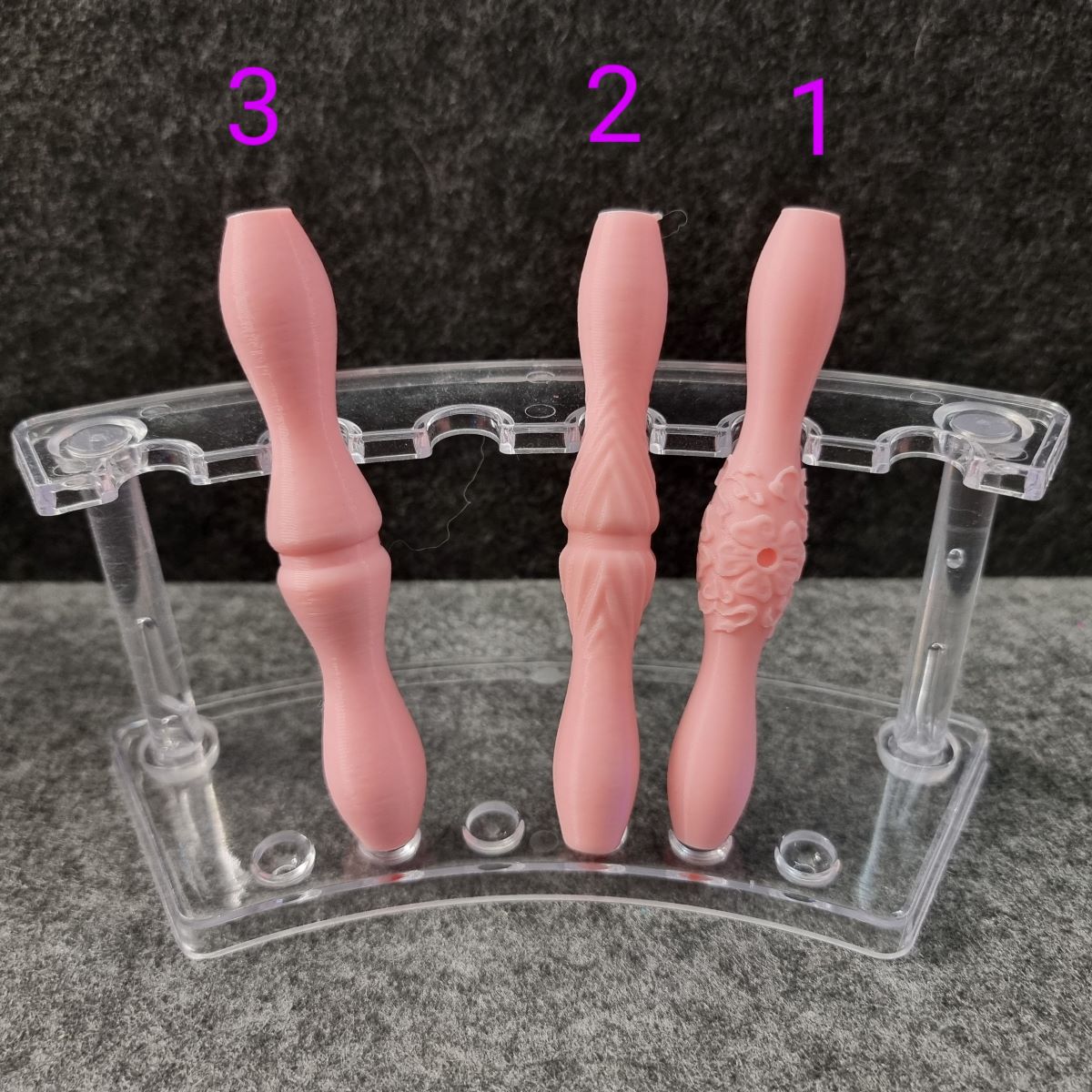 Diamond Painting ergonomischer 3 D Stift #02 rosa - wähle deine Variante