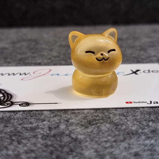 Magnet Cover Minder #201 - 3D Katze orange