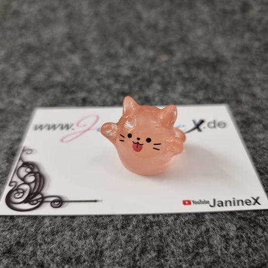 Magnet Cover Minder #215 - 3D Halloween Katzengeist - apricot