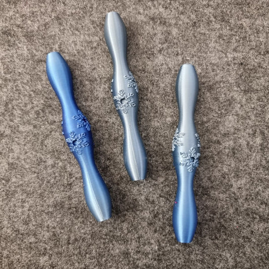 Diamond Painting ergonomischer 3 D Stift #29 - Winter Edition 2025 - Farbverlauf blau-silber