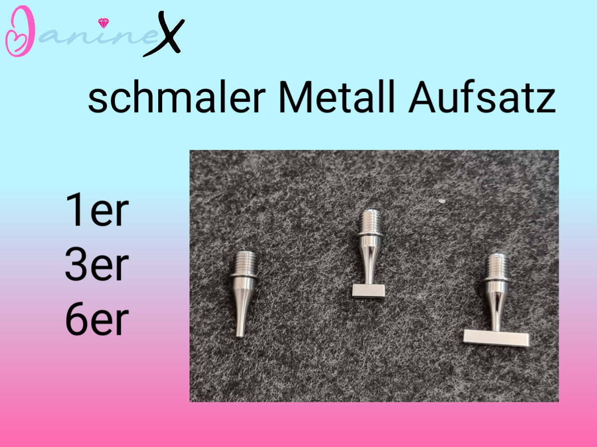Diamond Painting schmale Metall Aufsätze (Schraubgewinde) - verschiedene Größen