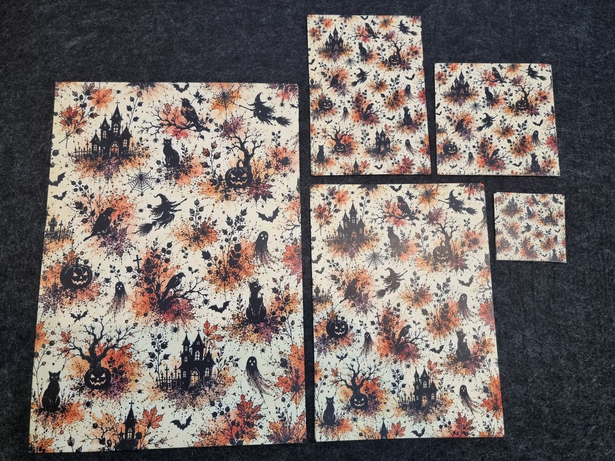 Release Paper Set - Bundle mit verschiedene Größen - Halloween