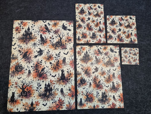Release Paper Set - Bundle mit verschiedene Größen - Halloween