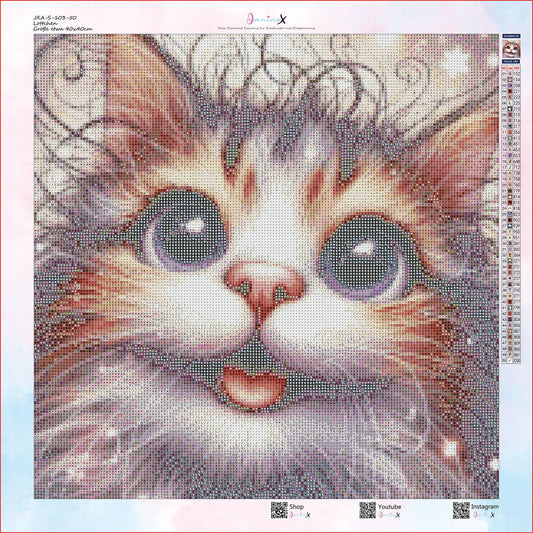 SOFORTKAUF Diamond Painting ECKIG JXA-103 - 40x40 mit 50 Farben - Lottchen