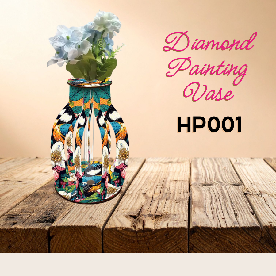 Diamond Painting Vase aus Acryl in Verschiedenen Variationen
