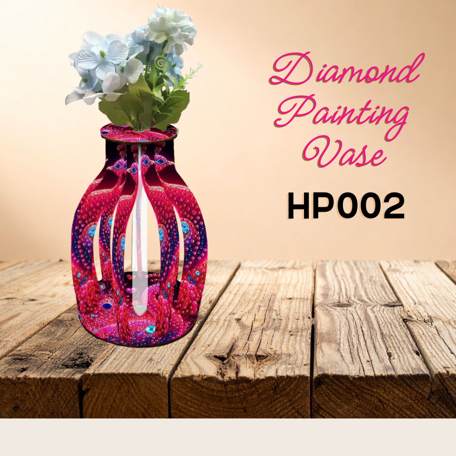 Diamond Painting Vase aus Acryl in Verschiedenen Variationen