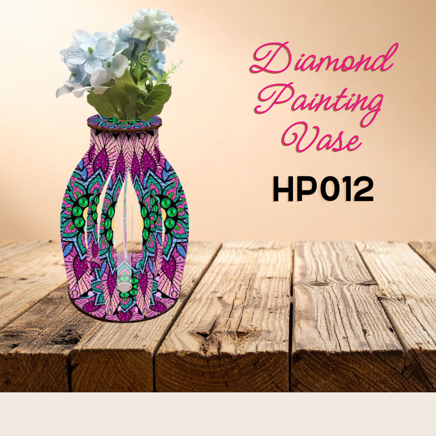 Diamond Painting Vase aus Acryl in Verschiedenen Variationen