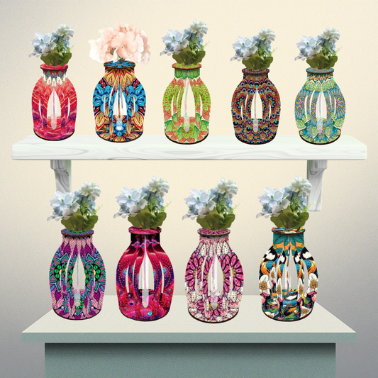 Diamond Painting Vase aus Acryl in Verschiedenen Variationen