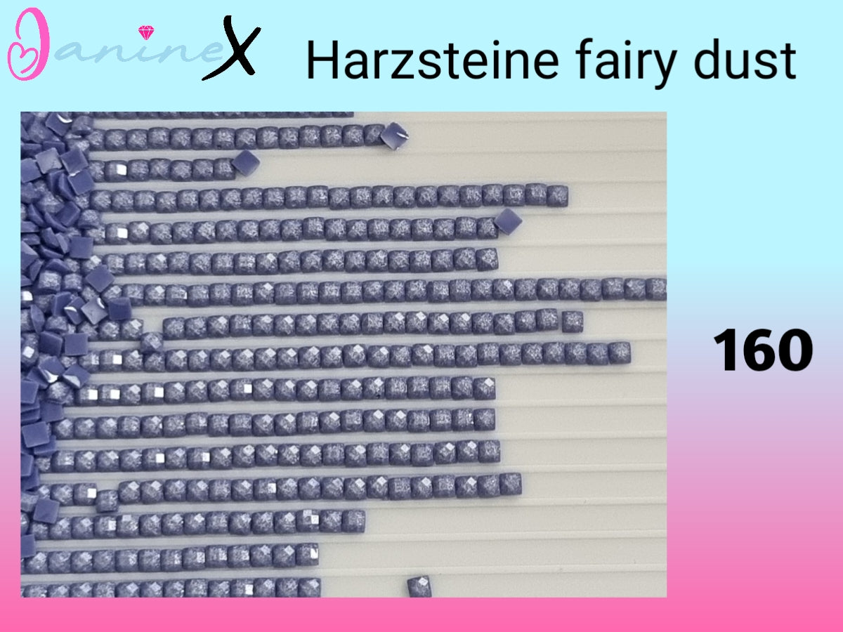 HARZ FairyDust (Schimmersteine) ECKIG - DMC 150 - 999