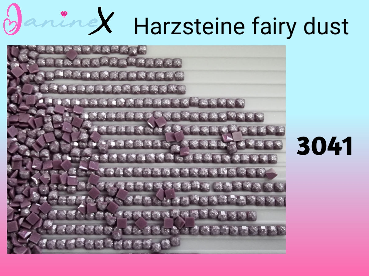 HARZ FairyDust (Schimmersteine) ECKIG - DMC 3000-5200