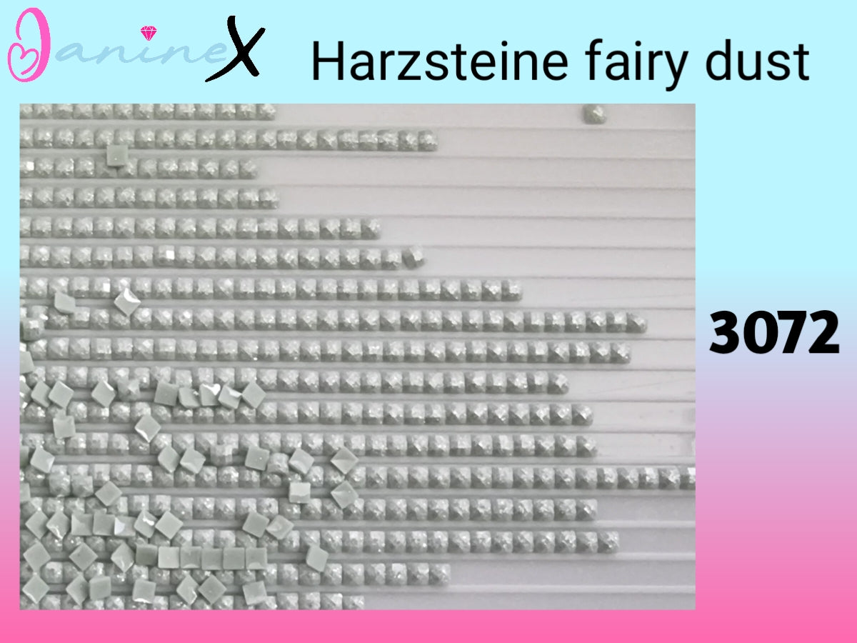 HARZ FairyDust (Schimmersteine) ECKIG - DMC 3000-5200