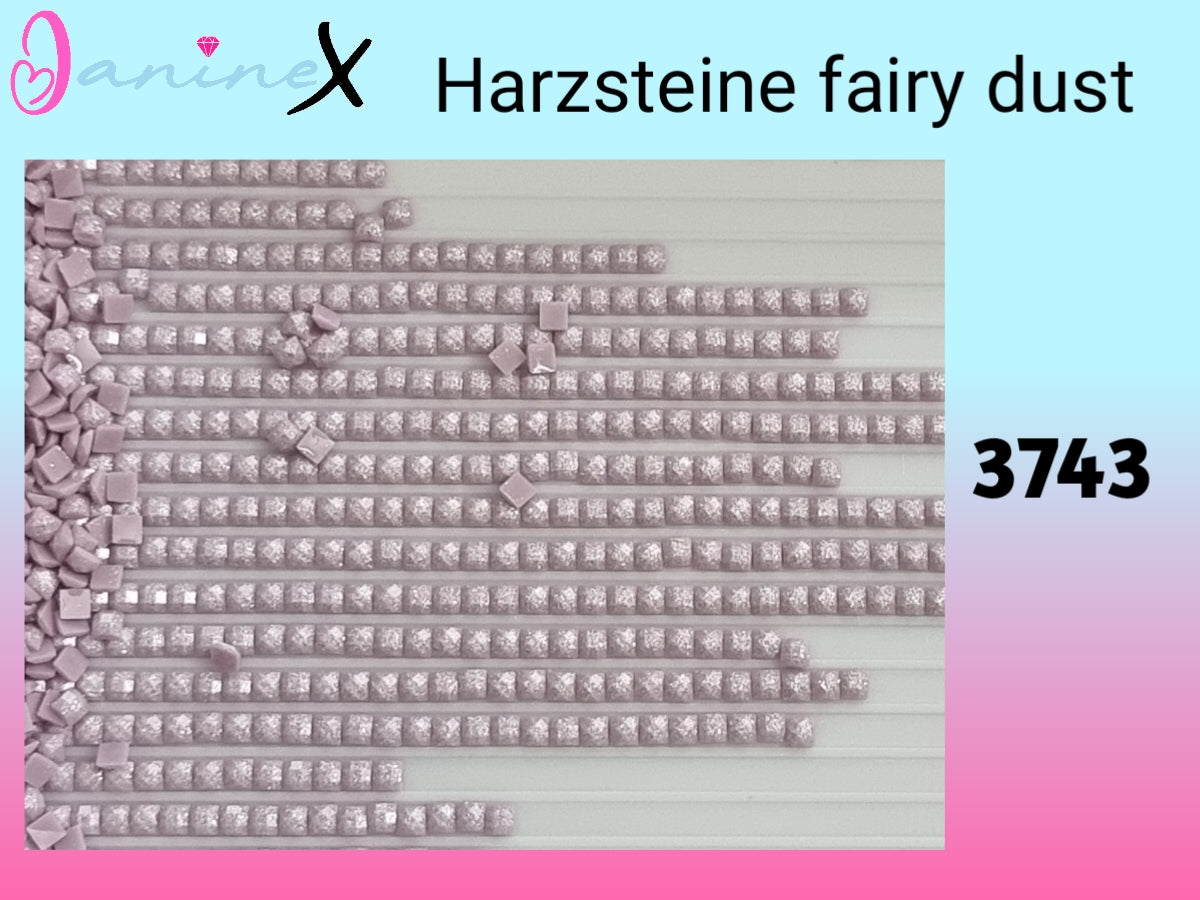 HARZ FairyDust (Schimmersteine) ECKIG - DMC 3000-5200
