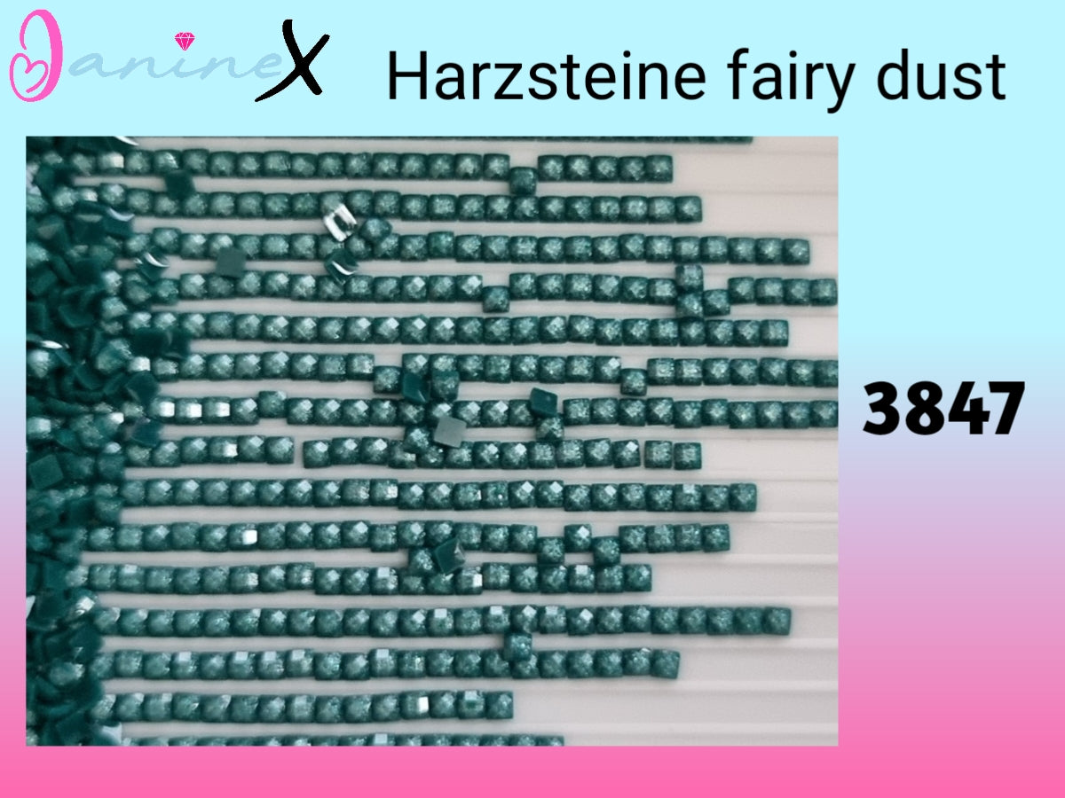 HARZ FairyDust (Schimmersteine) ECKIG - DMC 3000-5200