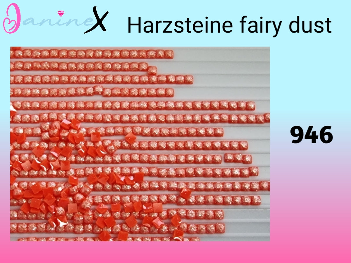 HARZ FairyDust (Schimmersteine) ECKIG - DMC 150 - 999