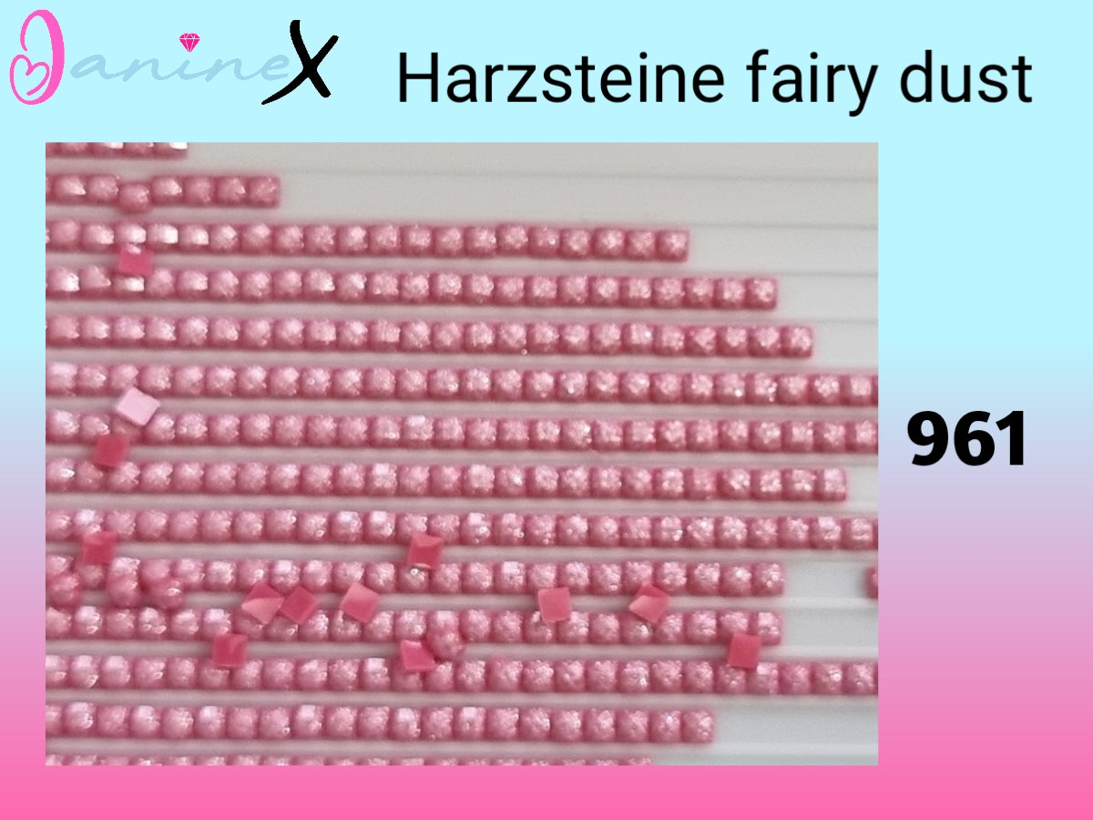 HARZ FairyDust (Schimmersteine) ECKIG - DMC 150 - 999
